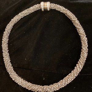 Silver with Glitz Necklace